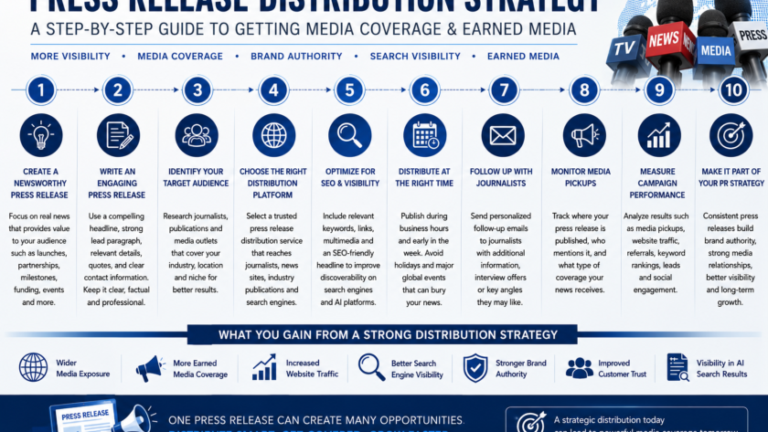 Press release distribution strategy